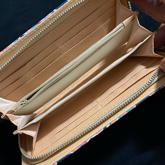 Simply southern pink starfish with navy blue background wallet in GUC - Picture 3 of 8